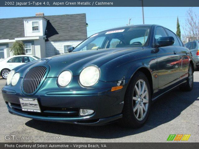 2002 Jaguar S-Type 4.0 in Aspen Green Metallic