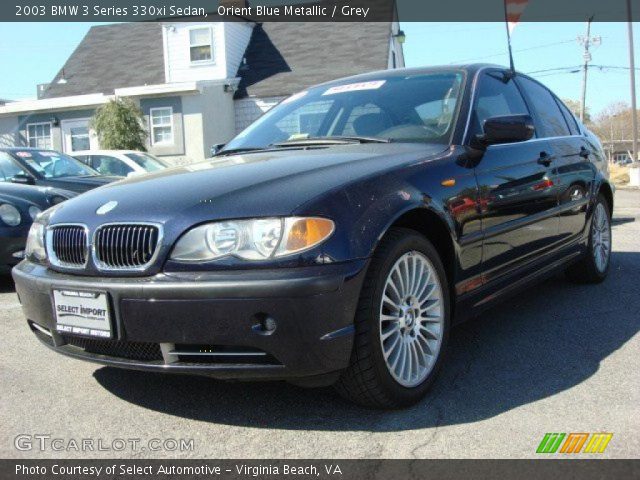 2003 BMW 3 Series 330xi Sedan in Orient Blue Metallic