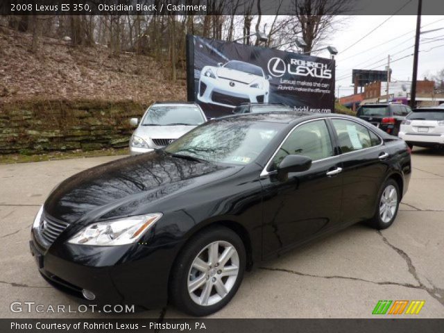 2008 Lexus ES 350 in Obsidian Black