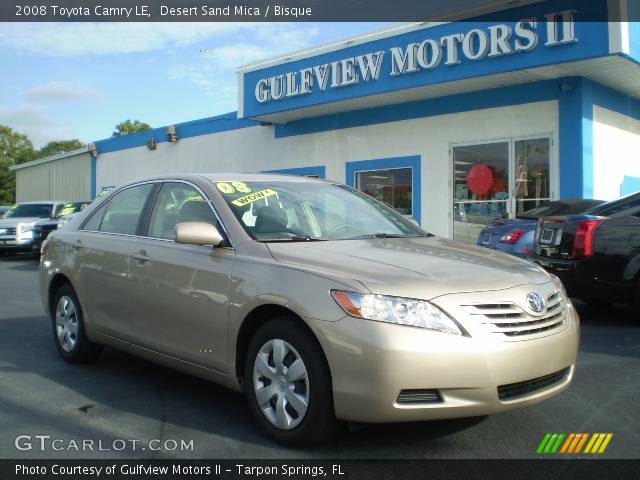 2008 Toyota Camry LE in Desert Sand Mica