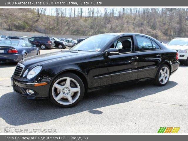 2008 Mercedes-Benz E 350 4Matic Sedan in Black