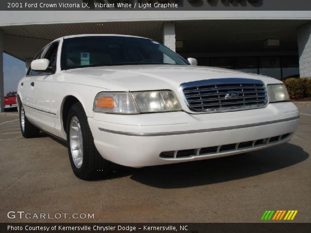2001 Ford Crown Victoria LX in Vibrant White