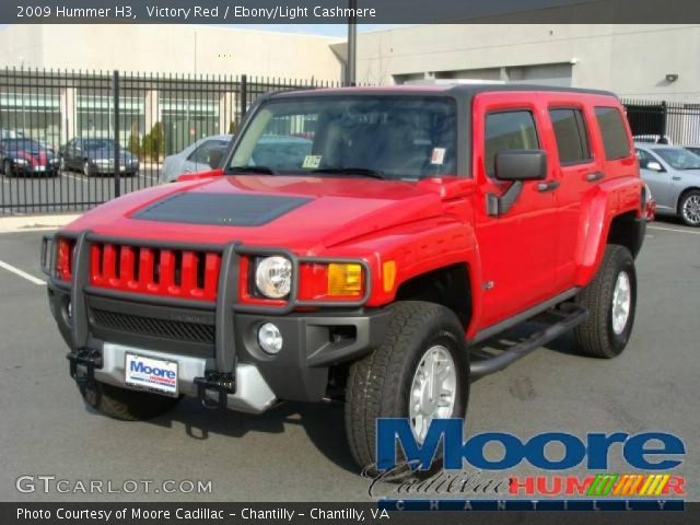 2009 Hummer H3  in Victory Red