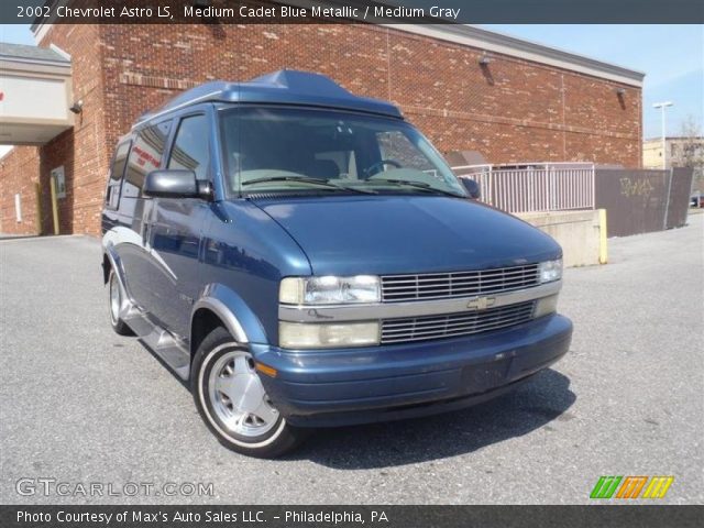 2002 Chevrolet Astro LS in Medium Cadet Blue Metallic
