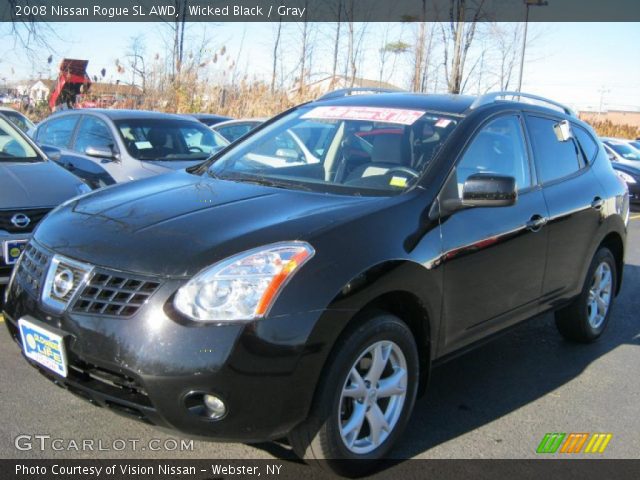 2008 Nissan Rogue SL AWD in Wicked Black