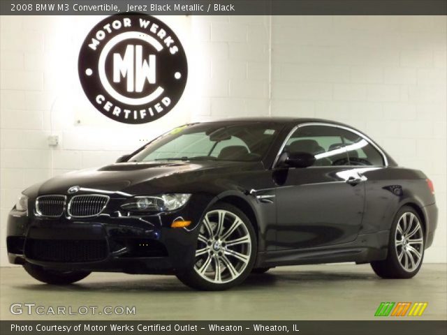 2008 BMW M3 Convertible in Jerez Black Metallic