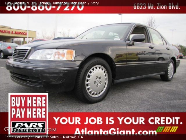 1997 Acura RL 3.5 Sedan in Flamenco Black Pearl