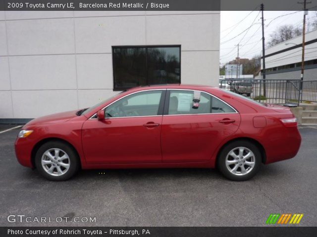 2009 Toyota Camry LE in Barcelona Red Metallic
