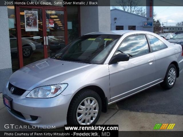 2005 Honda Civic LX Coupe in Satin Silver Metallic