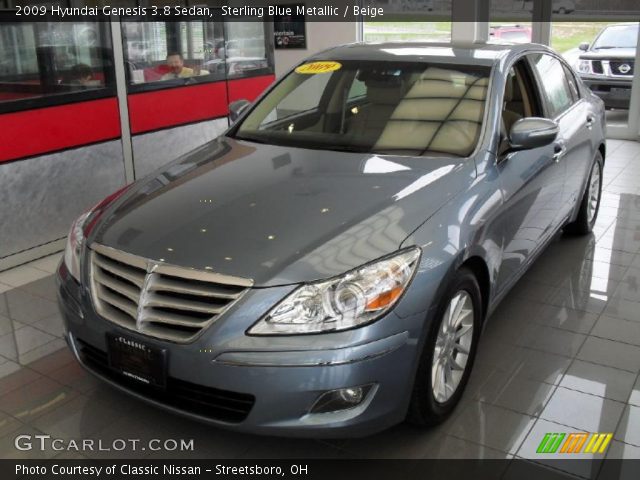 2009 Hyundai Genesis 3.8 Sedan in Sterling Blue Metallic