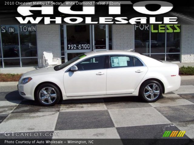 2010 Chevrolet Malibu LT Sedan in White Diamond Tricoat