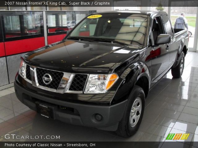 2007 Nissan Frontier XE King Cab in Super Black