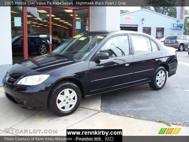 2005 Honda Civic Value Package Sedan in Nighthawk Black Pearl