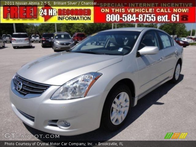 2011 Nissan Altima 2.5 S in Brilliant Silver