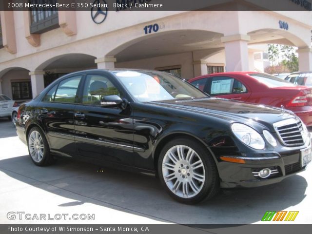 2008 Mercedes-Benz E 350 Sedan in Black