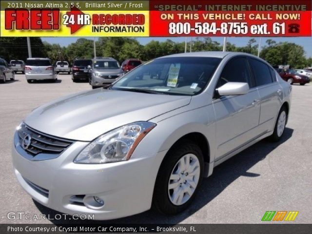 2011 Nissan Altima 2.5 S in Brilliant Silver