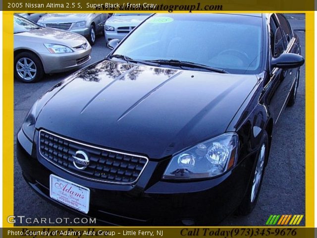 2005 Nissan Altima 2.5 S in Super Black