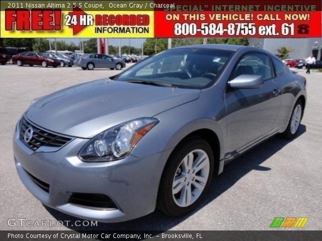 2011 Nissan Altima 2.5 S Coupe in Ocean Gray