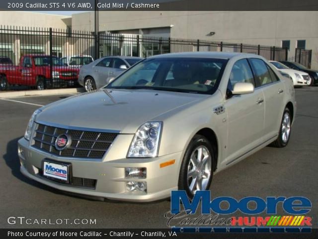 2009 Cadillac STS 4 V6 AWD in Gold Mist