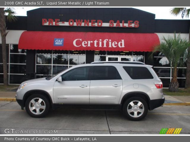 2008 GMC Acadia SLT in Liquid Silver Metallic