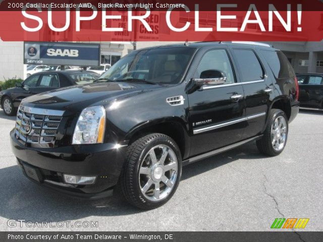 2008 Cadillac Escalade AWD in Black Raven