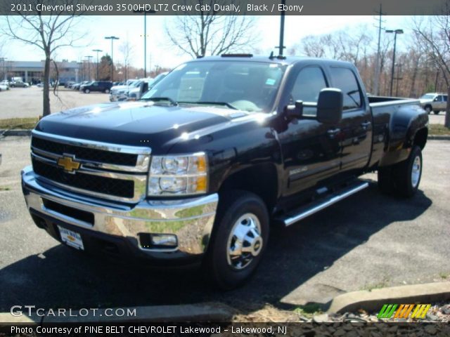 2011 Chevrolet Silverado 3500HD LTZ Crew Cab Dually in Black