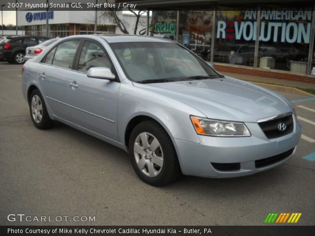 2007 Hyundai Sonata GLS in Silver Blue