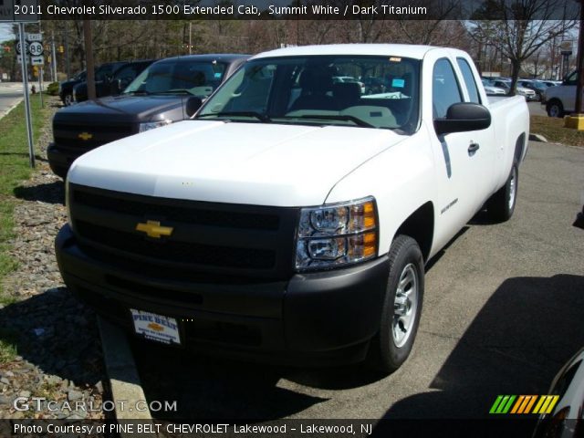 2011 Chevrolet Silverado 1500 Extended Cab in Summit White