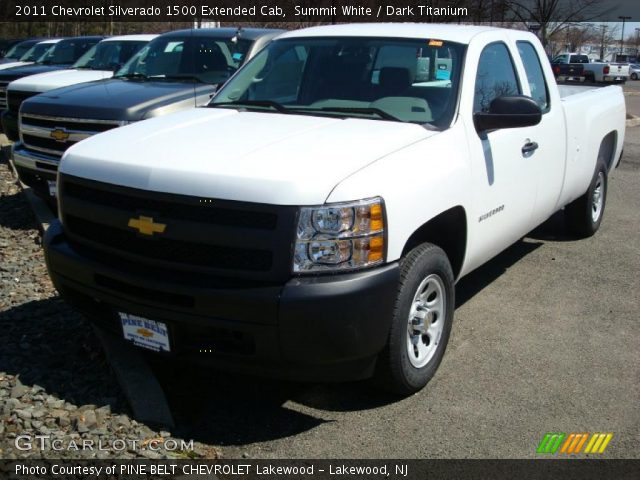 2011 Chevrolet Silverado 1500 Extended Cab in Summit White
