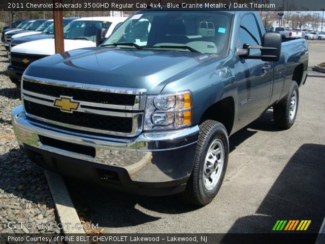 2011 Chevrolet Silverado 3500HD Regular Cab 4x4 in Blue Granite Metallic