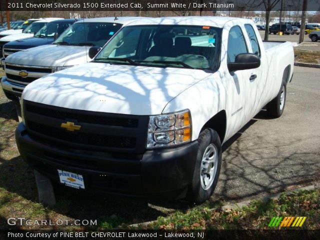 2011 Chevrolet Silverado 1500 Extended Cab in Summit White