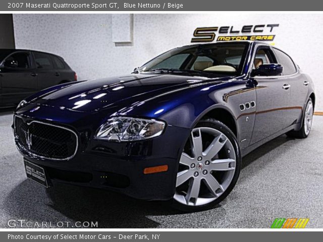 2007 Maserati Quattroporte Sport GT in Blue Nettuno