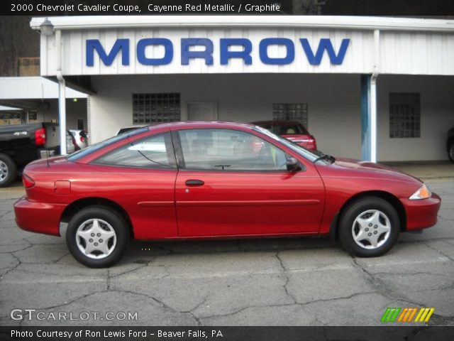 2000 Chevrolet Cavalier Coupe in Cayenne Red Metallic