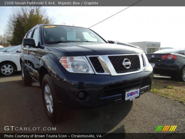2008 Nissan Pathfinder S 4x4 in Majestic Blue
