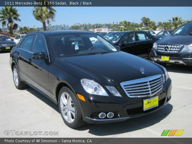2011 Mercedes-Benz E 350 Sedan in Black