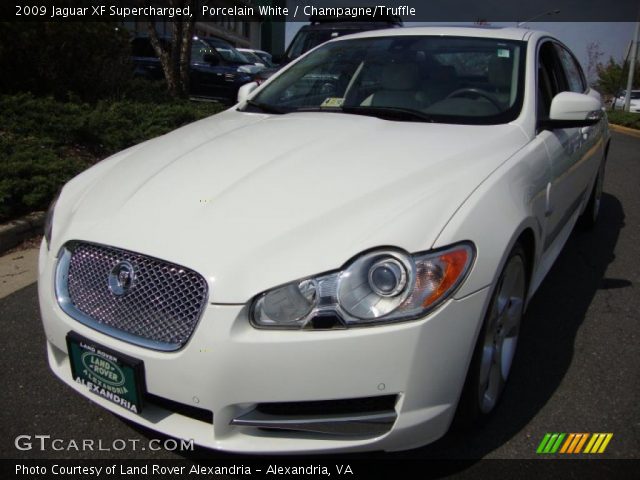 2009 Jaguar XF Supercharged in Porcelain White