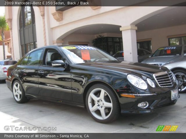 2009 Mercedes-Benz E 350 Sedan in Black