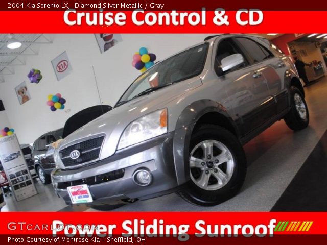 2004 Kia Sorento LX in Diamond Silver Metallic