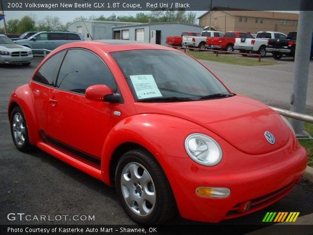 2002 Volkswagen New Beetle GLX 1.8T Coupe in Red Uni