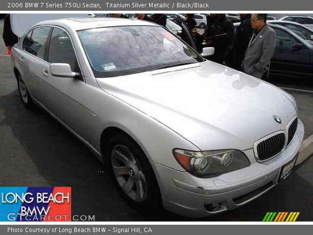 2006 BMW 7 Series 750Li Sedan in Titanium Silver Metallic