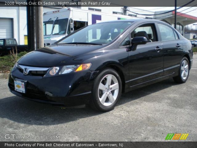 2008 Honda Civic EX Sedan in Nighthawk Black Pearl