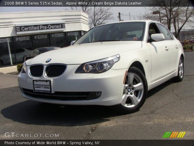 2008 BMW 5 Series 535xi Sedan in Alpine White