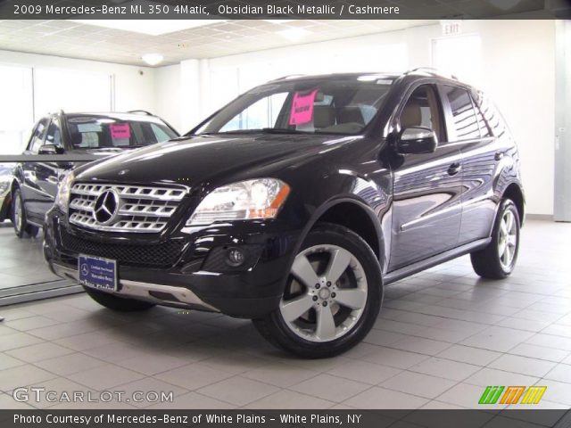 2009 Mercedes-Benz ML 350 4Matic in Obsidian Black Metallic
