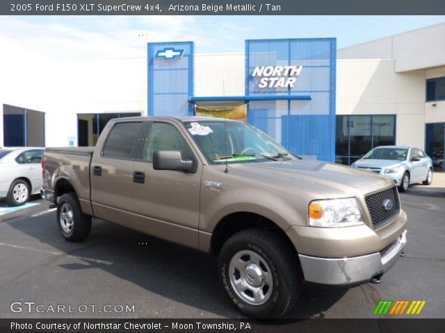 2005 Ford F150 XLT SuperCrew 4x4 in Arizona Beige Metallic