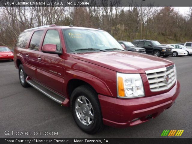 2004 Cadillac Escalade ESV AWD in Red E