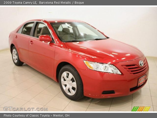 2009 Toyota Camry LE in Barcelona Red Metallic