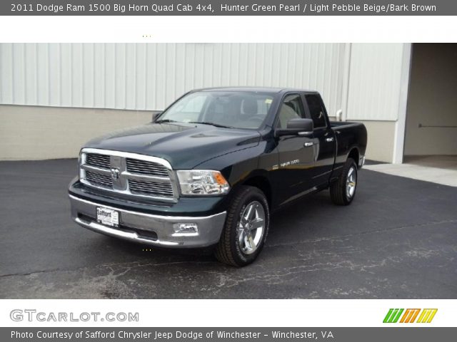 2011 Dodge Ram 1500 Big Horn Quad Cab 4x4 in Hunter Green Pearl