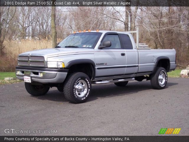 2001 Dodge Ram 2500 SLT Quad Cab 4x4 in Bright Silver Metallic