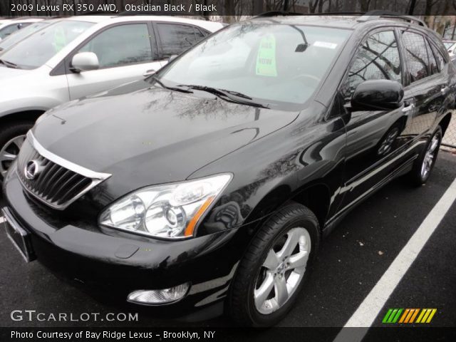 2009 Lexus RX 350 AWD in Obsidian Black