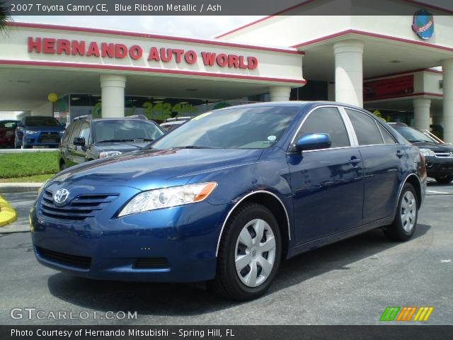 2007 Toyota Camry CE in Blue Ribbon Metallic